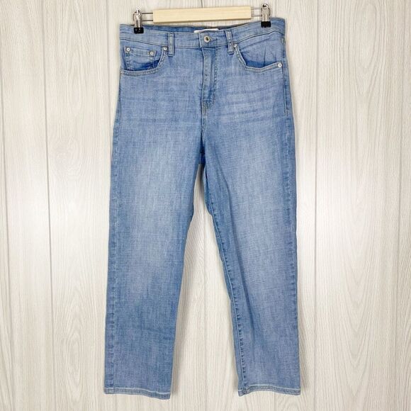 Ella Moss Denim - Ella Moss | Light Wash High Waist Straight Leg Jeans Size 10